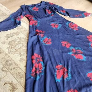 ELEGANT NEW long sleeve maxi dress size 8